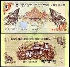 Bhutan 5 Ngultrum