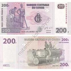 Demokraik kongo cumhuriyeti 200 frank