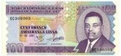 Burundi 100 Frank