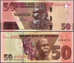 Zimbabwe 50 dolar