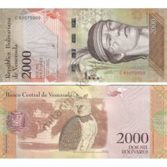 Venezuela 2000 bolivar
