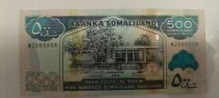 5555 serisi Somaliland 500 şilin