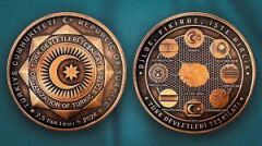 Darphane Türk Devletleri Teşkilatı Bronz Hatıra Para