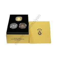 2024 YILI 2023-2024 TRENDYOL SÜPER LİG ŞAMPİYONU GALATASARAY DARPHANE HATIRA BRONZ ORİJİNAL KUTUSUNDA